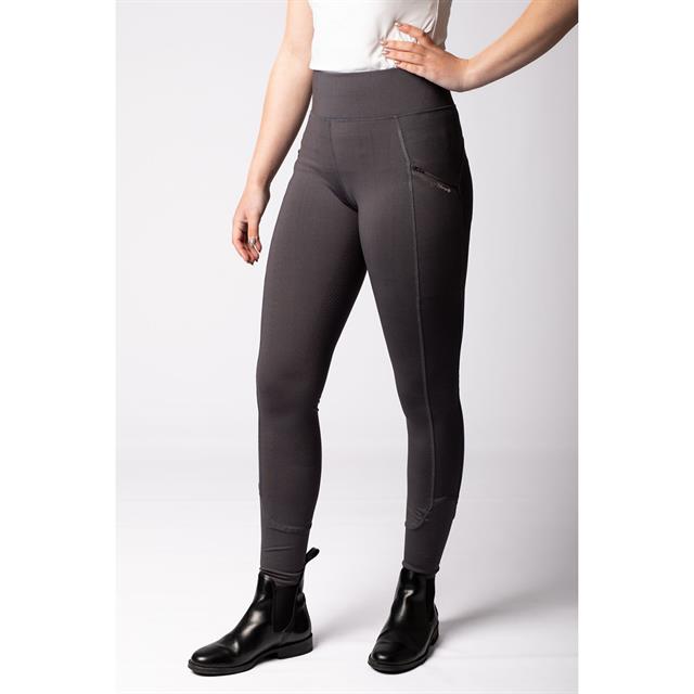Reitleggings Equitight Avatar Vollbesatz Silikon Kids Harry's Horse Grau