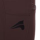 Reitleggings ERMaxima Vollbesatz Silikon Easy Rider Braun