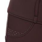 Reitleggings ERMaxima Vollbesatz Silikon Easy Rider Braun