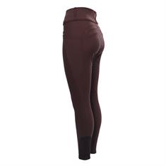 Reitleggings ERMaxima Vollbesatz Silikon Easy Rider Braun