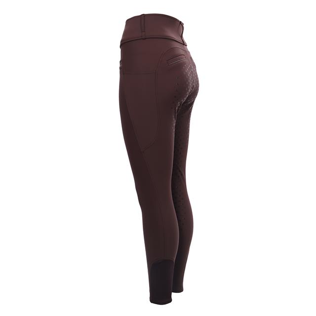 Reitleggings ERMaxima Vollbesatz Silikon Easy Rider Braun
