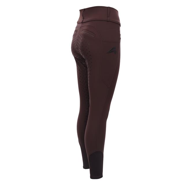 Reitleggings ERMaxima Vollbesatz Silikon Easy Rider Braun