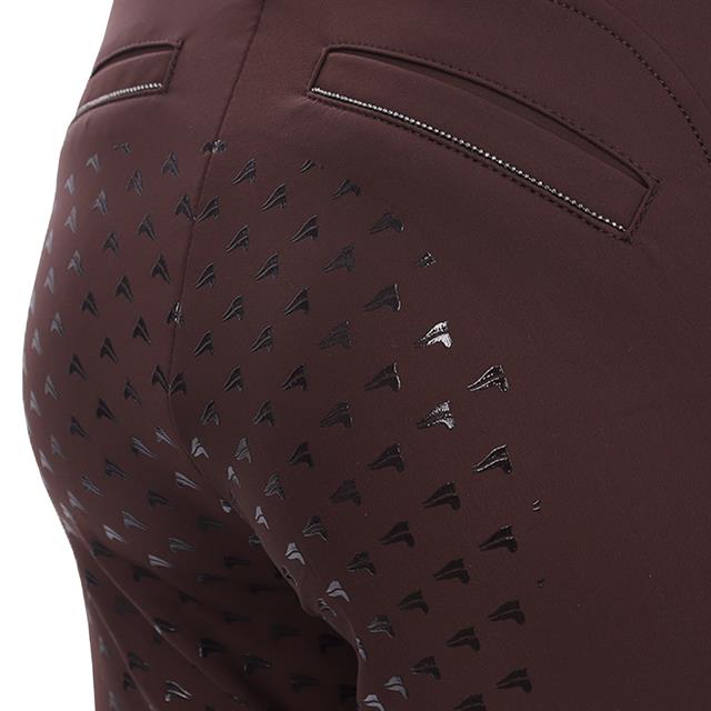 Reitleggings ERMaxima Vollbesatz Silikon Easy Rider Braun