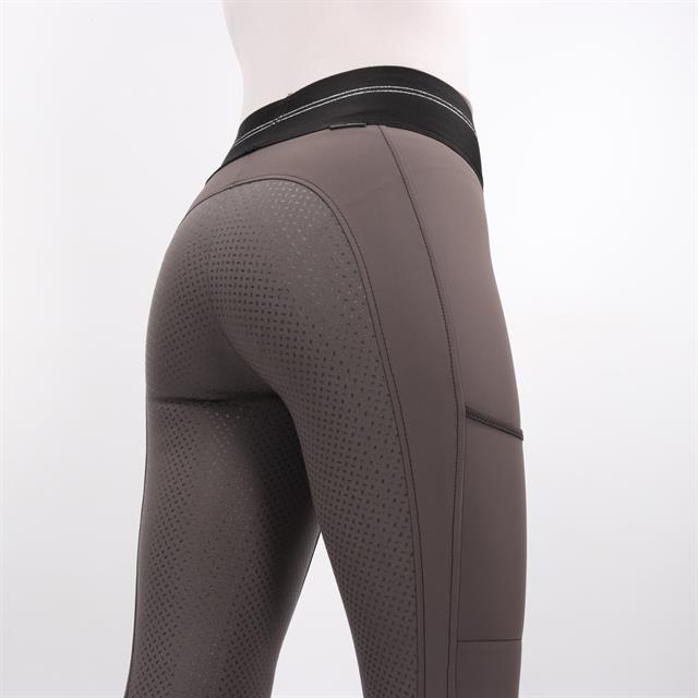 Reitleggings Gia Vollbesatz Silikon Pikeur Mittelbraun