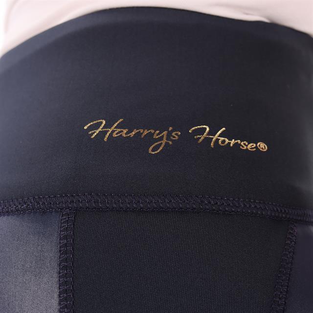 Reitleggings Havana Vollbesatz Silikon Harry's Horse Mittelblau