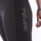 Reitleggings HVPluci Vollbesatz Silikon HV POLO Dunkelgrau