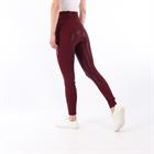 Reitleggings HVPluci Vollbesatz Silikon HV POLO Dunkelrot