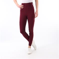 Reitleggings HVPluci Vollbesatz Silikon HV POLO Dunkelrot