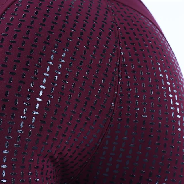 Reitleggings HVPluci Vollbesatz Silikon HV POLO Dunkelrot