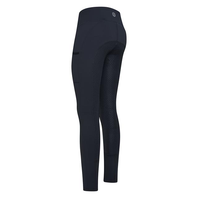 Reitleggings IRHShiny Uni Vollbesatz Silikon Imperial Riding Schwarz