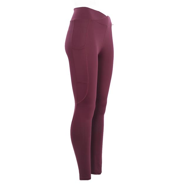 Reitleggings KLJacqueline Vollbesatz Silikon Kingsland Dunkelrot