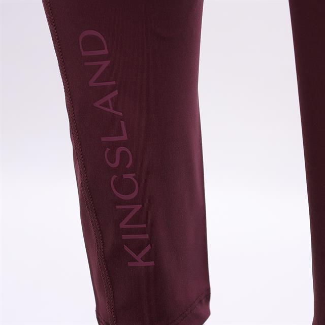 Reitleggings KLJacqueline Vollbesatz Silikon Kingsland Dunkelrot