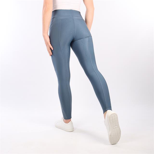 Reitleggings Linnea Vollbesatz Silikon Montar Blau