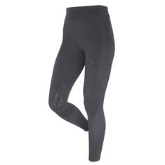 Reitleggings Lucie Mesh Twilight Kniebesatz Silikon LeMieux Grau