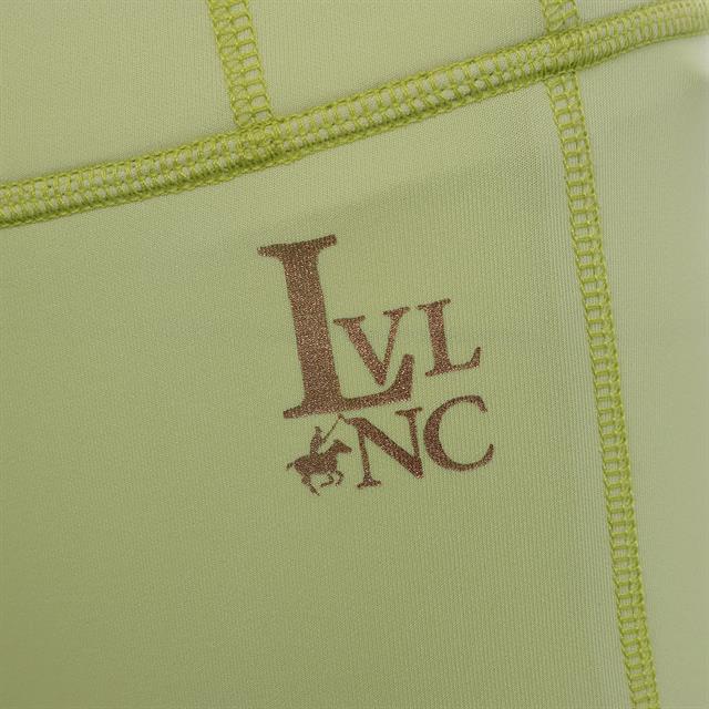 Reitleggings LVUrban Plain Vollbesatz Silikon La Valencio Hellgrün