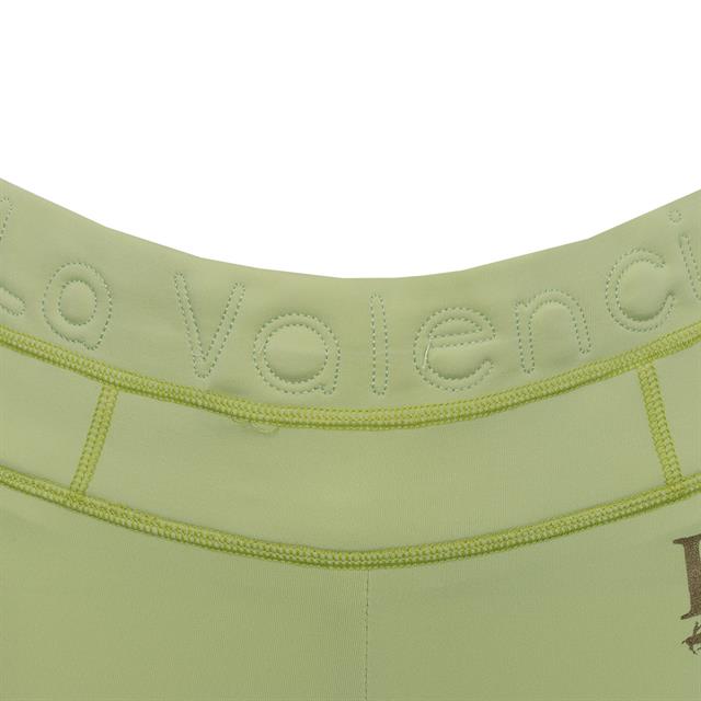 Reitleggings LVUrban Plain Vollbesatz Silikon La Valencio Hellgrün