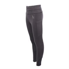 Reitleggings LVValerie Kids Vollbesatz Silikon La Valencio Dunkelgrau