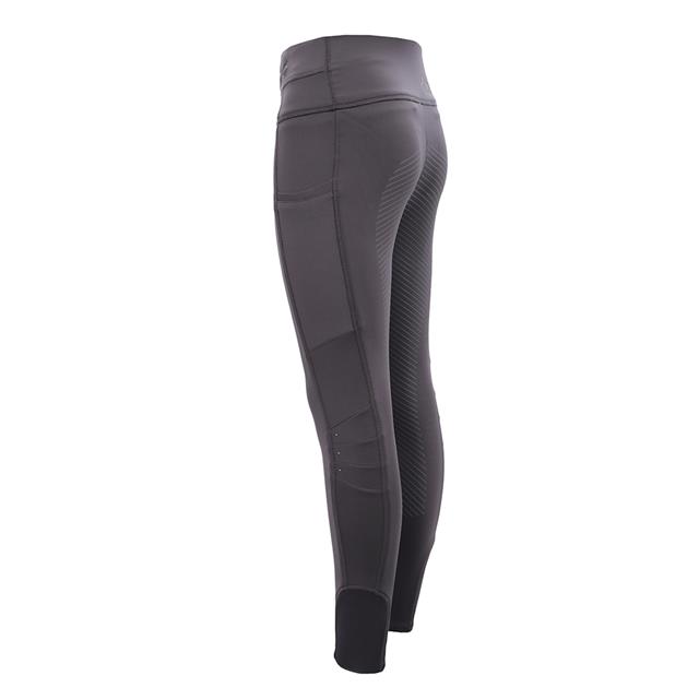 Reitleggings LVValerie Kids Vollbesatz Silikon La Valencio Dunkelgrau