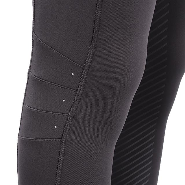 Reitleggings LVValerie Kids Vollbesatz Silikon La Valencio Dunkelgrau
