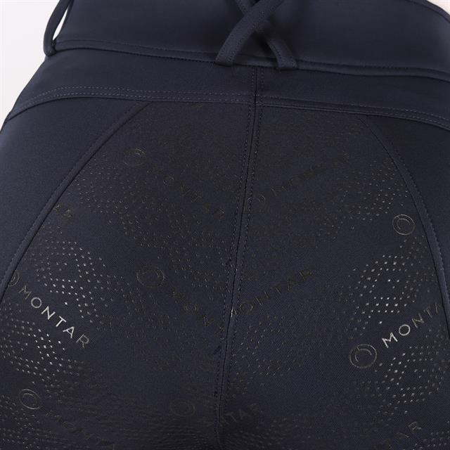 Reitleggings Michelle Kids Vollbesatz Silikon Montar Dunkelblau