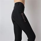 Reitleggings Michelle Kids Vollbesatz Silikon Montar Schwarz