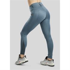 Reitleggings MOGloria Caviar Tape Vollbesatz Silikon Montar Mittelblau