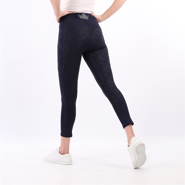 Reitleggings Momentum Kids Vollbesatz Silikon Horka Blau