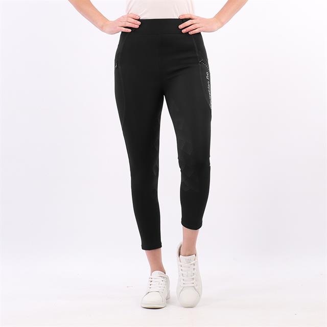 Reitleggings Momentum Kids Vollbesatz Silikon Horka Schwarz