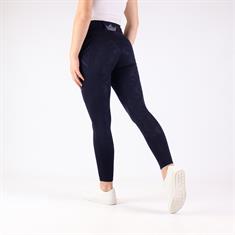 Reitleggings Momentum Vollbesatz Silikon Horka Blau