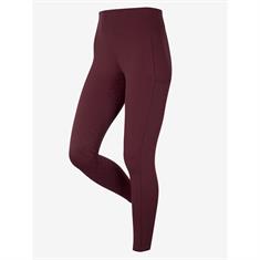 Reitleggings Naomi Vollbesatz Silikon LeMieux Dunkelrot