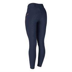 Reitleggings Perfection Equestrian Pro Vollbesatz Silikon Horka Dunkelblau