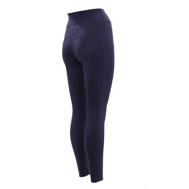 Reitleggings Qgenc 2.0 Vollbesatz Silikon QUUR Blau