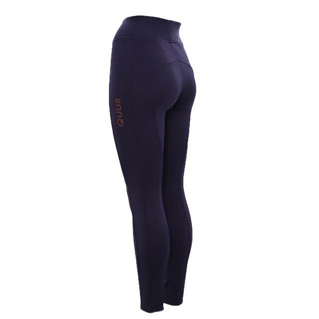 Reitleggings Qgenc 2.0 Vollbesatz Silikon QUUR Blau