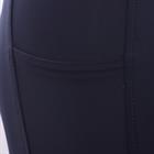 Reitleggings Qgenc 2.0 Vollbesatz Silikon QUUR Dunkelblau