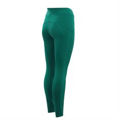 Reitleggings Qgenc 2.0 Vollbesatz Silikon QUUR Grün