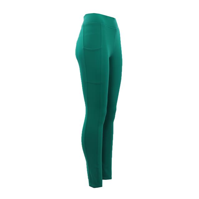 Reitleggings Qgenc 2.0 Vollbesatz Silikon QUUR Grün