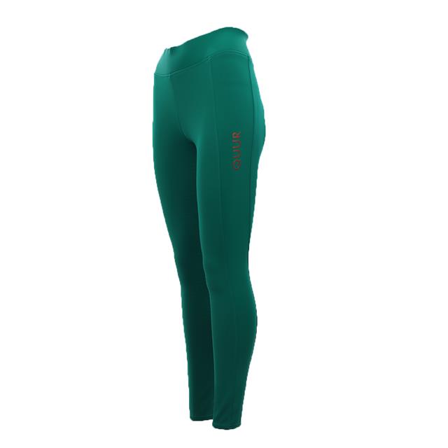Reitleggings Qgenc 2.0 Vollbesatz Silikon QUUR Grün