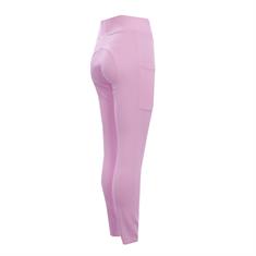 Reitleggings Qgenc 2.0 Vollbesatz Silikon QUUR Helllila