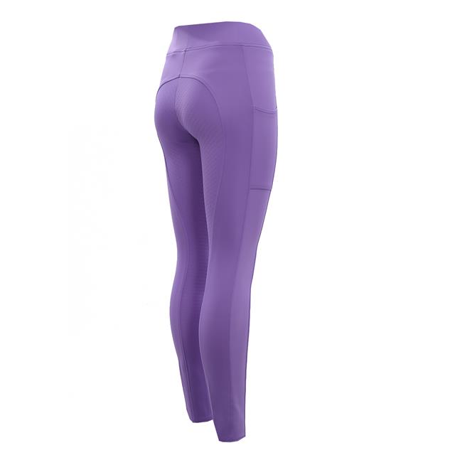 Reitleggings Qgenc 2.0 Vollbesatz Silikon QUUR Lila