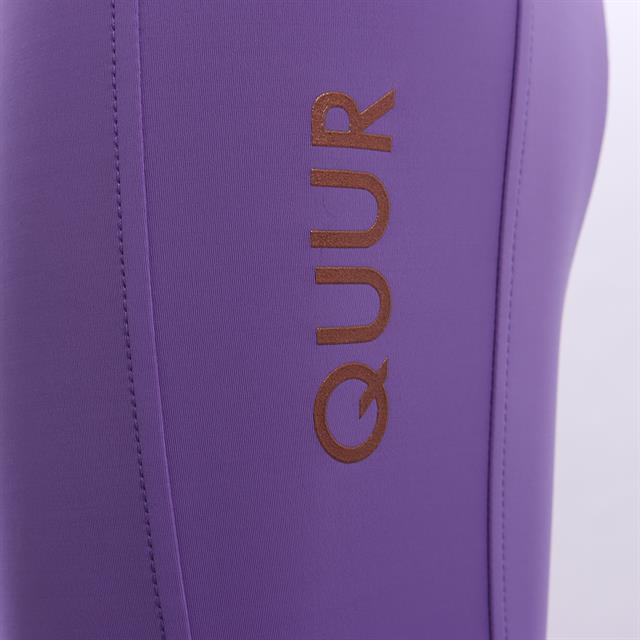 Reitleggings Qgenc 2.0 Vollbesatz Silikon QUUR Lila