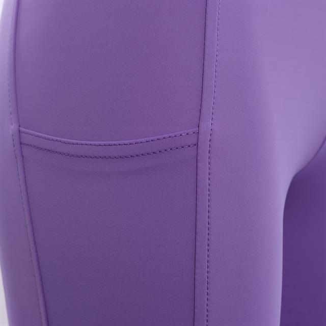 Reitleggings Qgenc 2.0 Vollbesatz Silikon QUUR Lila