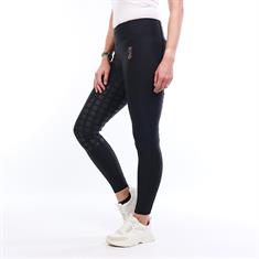 Reitleggings QGrees Vollbesatz Silikon Quur Schwarz