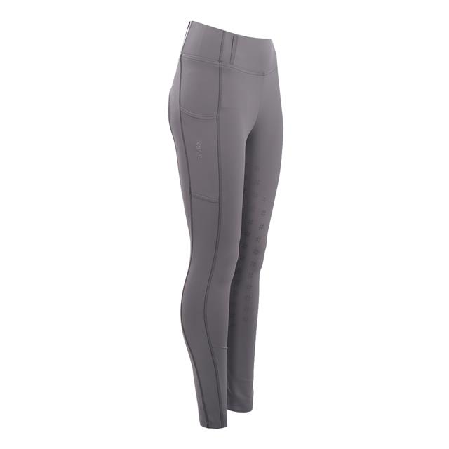 Reitleggings QJulie Vollbesatz Silikon Kinder QUUR Grau