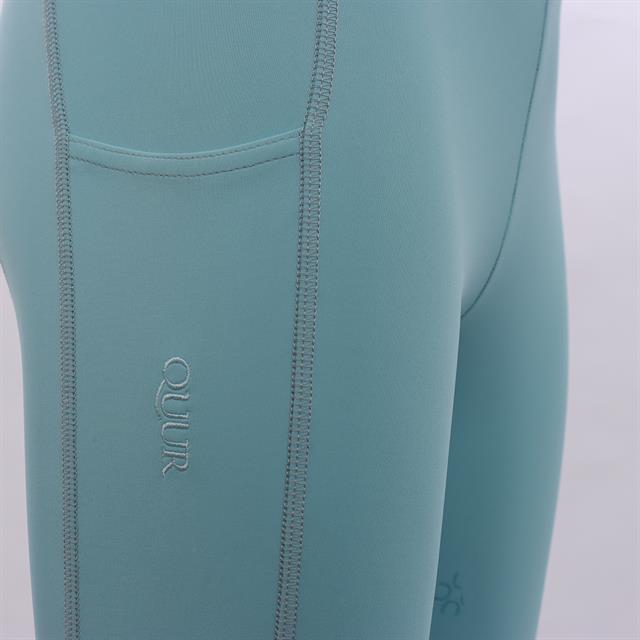 Reitleggings QJulie Vollbesatz Silikon QUUR Blau