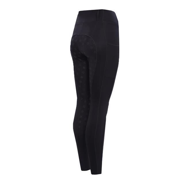 Reitleggings QJulie Vollbesatz Silikon QUUR Schwarz