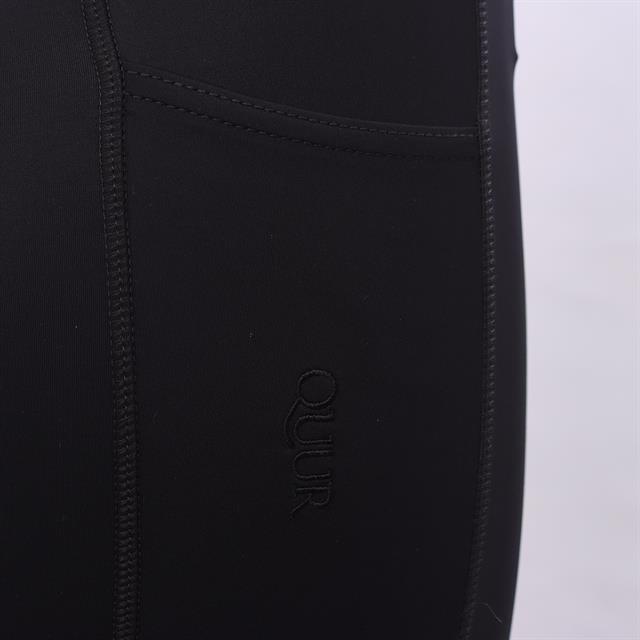 Reitleggings QJulie Vollbesatz Silikon QUUR Schwarz
