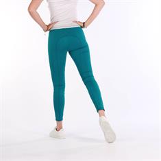 Reitleggings Thunderbolt Kids Vollbesatz Silikon QHP Blau
