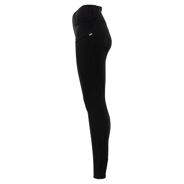 Reitleggings Trendy Vollbesatz Silikon Anky Schwarz
