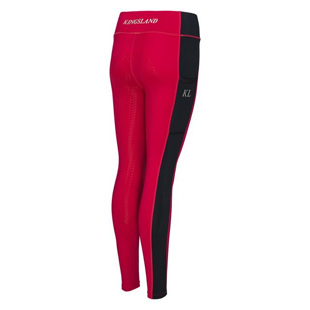 Reitleggings Vollbesatz Silikon Kids Kingsland Rosa
