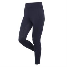 Reitleggings Winter Brushed Vollbesatz Silikon LeMieux Dunkelblau